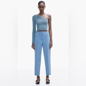 Zara High Waisted Pants Sky Blue Size XS